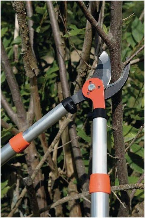 Actual product image Bahco Professional 40 mm telescopic bypass pruning shears with 2-component handle, 700-900 mm