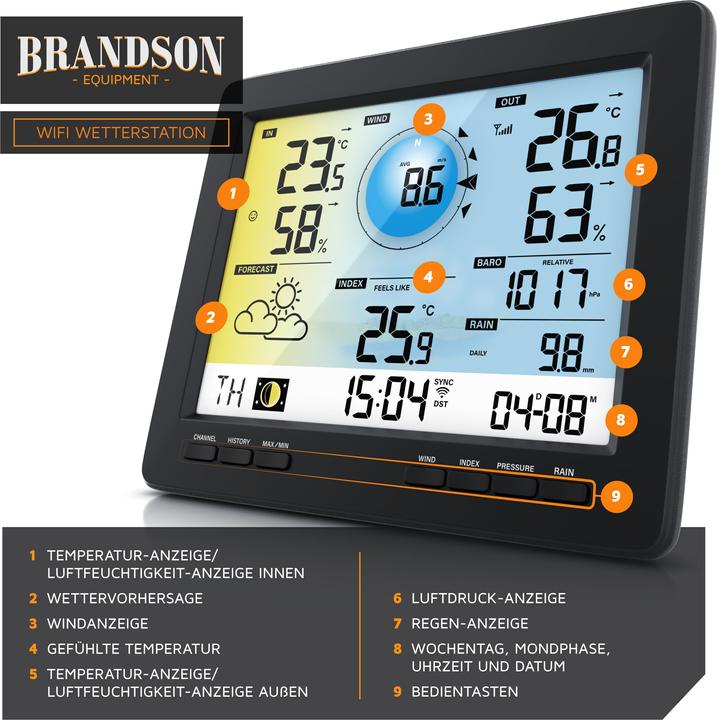Image du produit Brandson Station météorologique