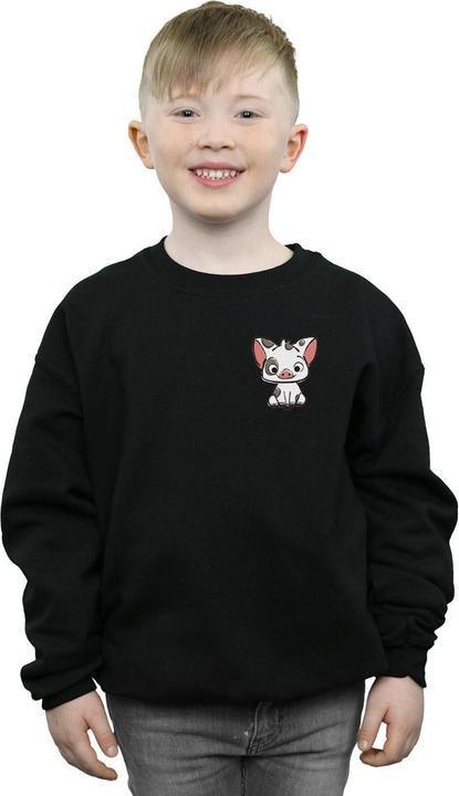 Actual product image Disney Boys Moana Pua The Pig Breast Print Sweatshirt (140, 146)