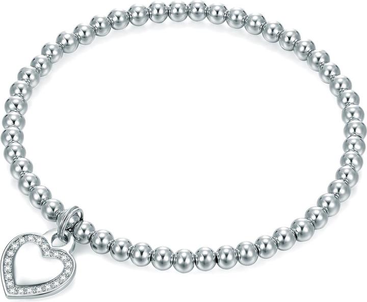 Immagine prodotto Lulu & Jane Cuore da donna in ottone con zirconia cubica - 29429 (18 cm, Ottone)