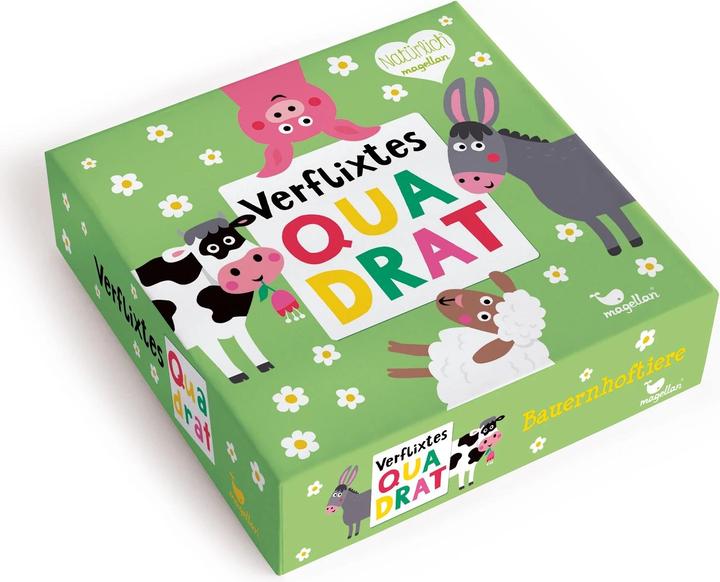 Produktbild Verflixtes Quadrat - Bauernhoftiere (Deutsch)