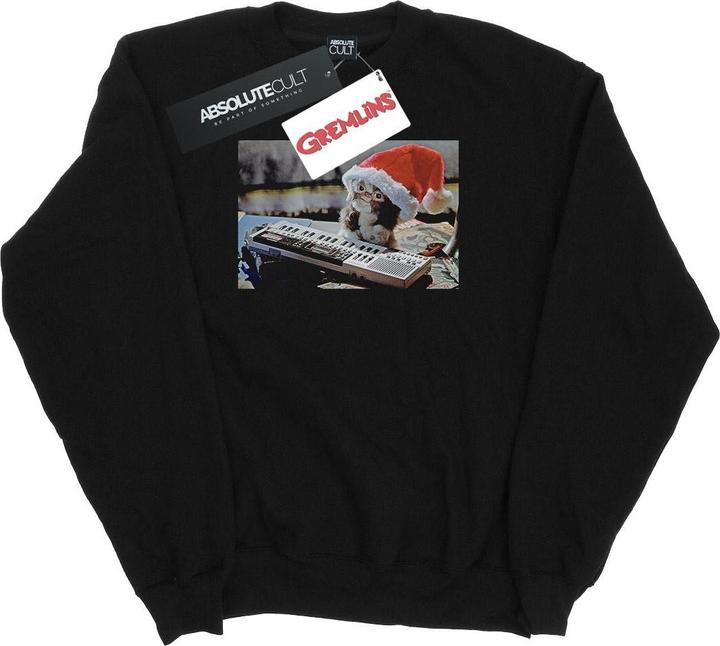 Actual product image Universal Textiles Boys Mogwai Christmas Hat Sweatshirt (140, 146)