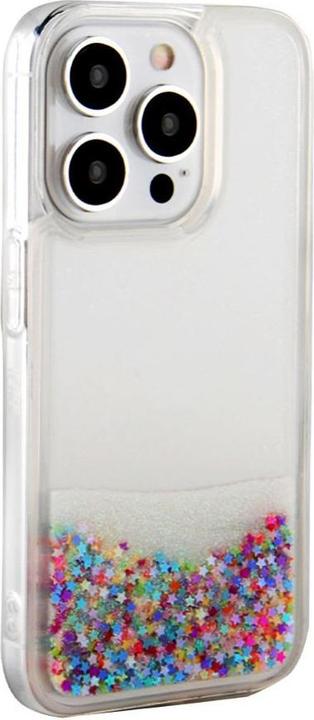 iLike iPhone 15 Pro Max Custodia in silicone Acqua Glitter (Apple iPhone 15 Pro Max)
