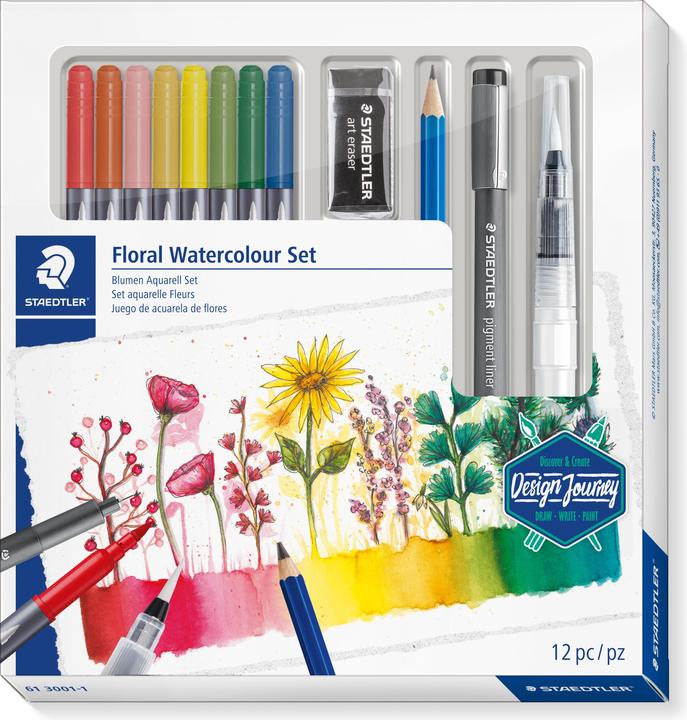Actual product image Staedtler Watercolour Set (Multicoloured, 13 x)