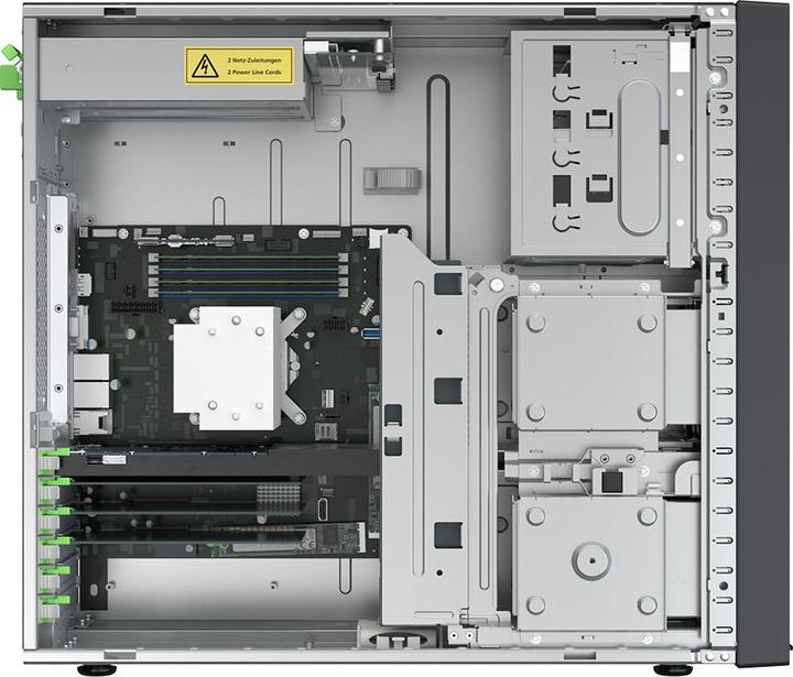 Produktbild Fujitsu TX1330M5 XEON E-2336 16GB 8SFF 500W tit (Intel Xeon E-2236, 16 GB, Tower Server)