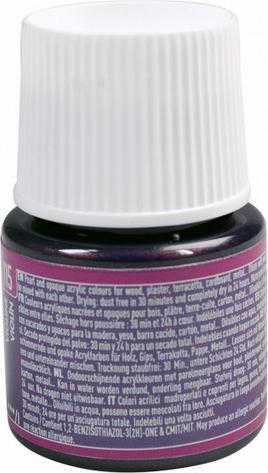 Produktbild Pebeo Deco Perlmutt Acrylfarben (Purpurviolett, 45 ml)