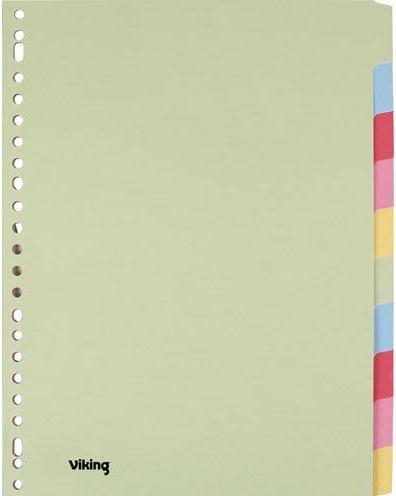 Viking Standard Blanko Register DIN A4 Farbig sortiert Mehrfarbig
