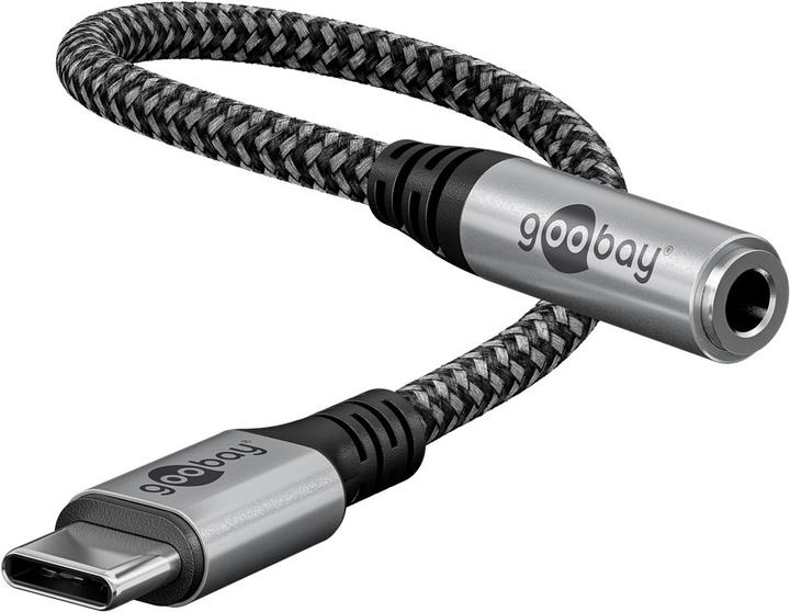 Actual product image Goobay USB-C to jack adapter (USB Type C, 3.5mm jack)