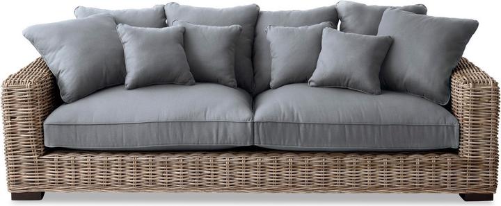 Actual product image Loberon Sofa Rimini brown / gray