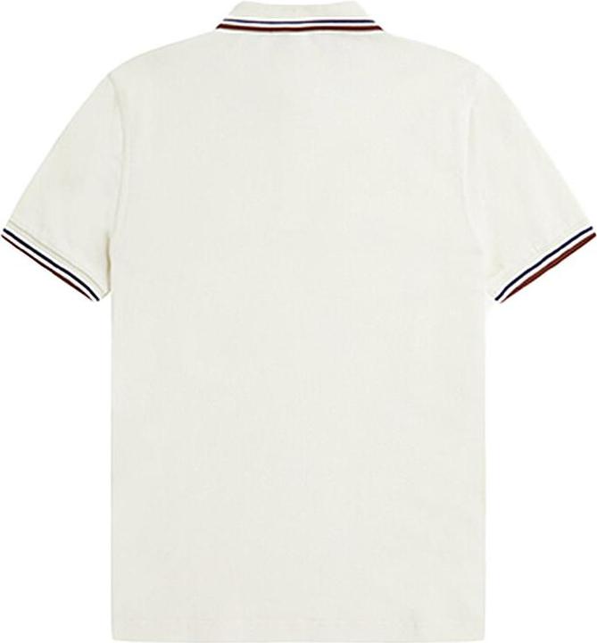 Produktbild Fred Perry Twin Tipped Polo Shirt Short Sleeve Ecru (XXL)