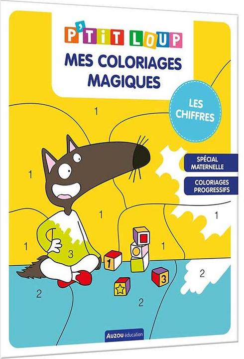 Image du produit P'tit Loup / Mes coloriages magiques / Les chiffres (Français, Lallemand Orianne, Thuillier Éléonore, 2022)
