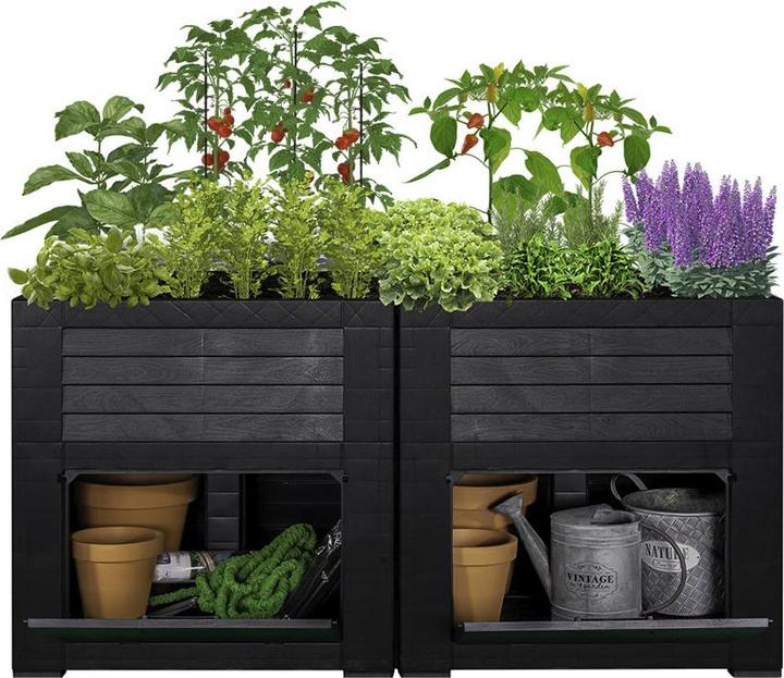 Produktbild Fs-Star Garten Hochbeet 400 Liter, mit Staufächer