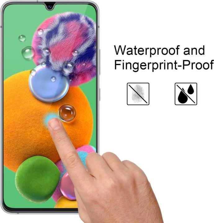 Immagine prodotto Screenguard Samsung Galaxy A90 5G Pellicola di vetro protettiva a schermo intero 2.5D 9H (1 Pezzo/i, Samsung Galaxy A90 5G)