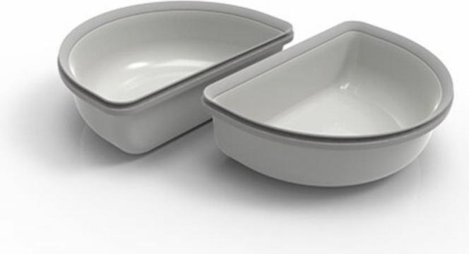 Produktbild SureFeed Halb-Schalen-Set für Connect grau (0.20 l)
