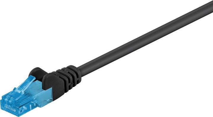 Actual product image Goobay CAT 6a patch cable, U/UTP, black, 50 m (U/UTP, CAT6a, 50 m)
