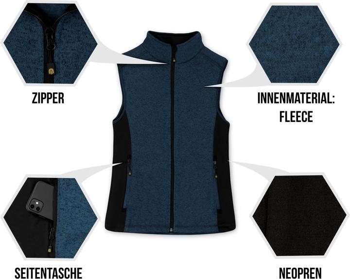 Image du produit Normani Gilet en tricot pour femme "Kashechewan" - 8831 (XXL)