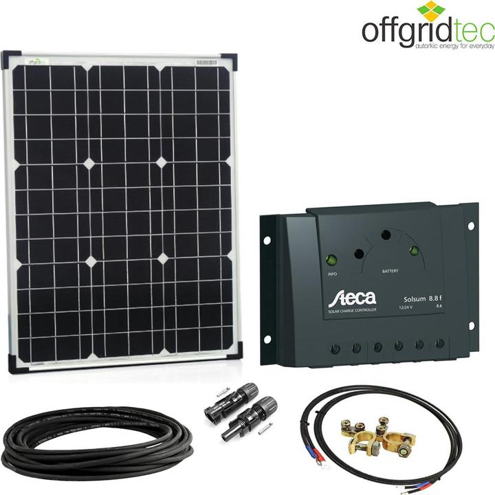 Offgridtec Solar Bausatz 50w - 12V Solar-Set (50 W)