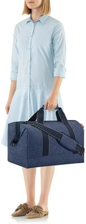 Produktbild reisenthel Schultertasche Allrounder L Herringbone Dark Blue