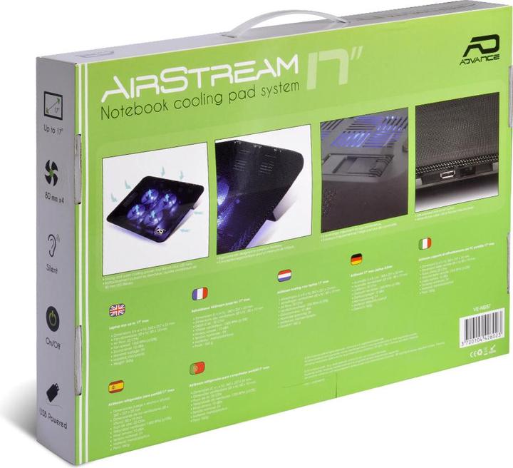 Actual product image Advance SUPPORT VENTILÉ AIRSTREAM VE-NB57 17.3 MAX
