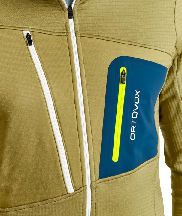 Actual product image Ortovox Fleece Grid Hoodie Men Midlayer (M)