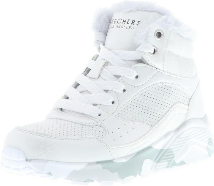 Skechers 310485L/SLGY Uno Lite-Camo Dazzle Kinder Mädchen Damen Sneaker Camouflage silber