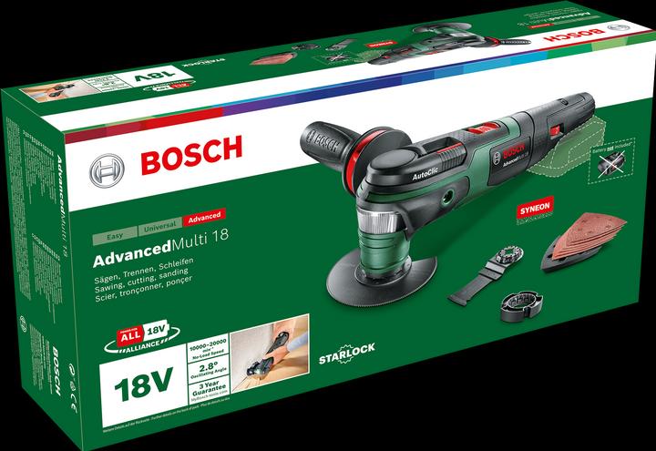 Immagine prodotto Bosch Home & Garden AdvancedMulti 18 senza batteria e caricabatterie