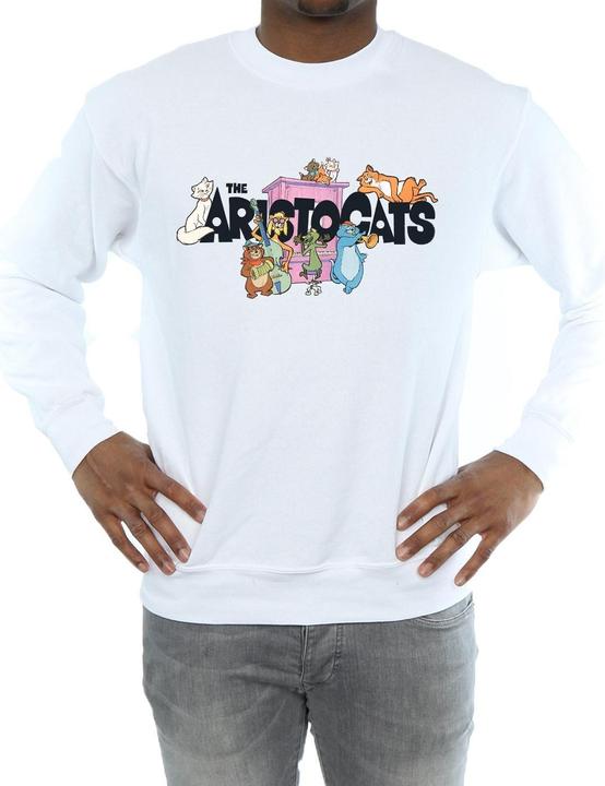 Actual product image Disney Mens The Aristocats Music Logo Sweatshirt (XXL)