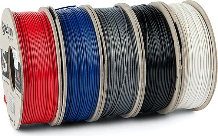 Image du produit Filament ASA 5 Pack 1.75mm (ASA, 1.75 mm, 1250 g, Blanc)