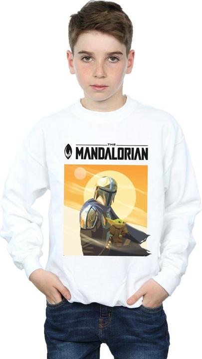 Immagine prodotto Star Wars The Mandalorian The Child Two Moons Felpa Ragazzi (152, 158)
