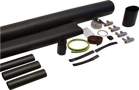 Produktbild Melbye 1 kV Schrumpfschlauch Kunststoff-Papier mit SchraubmuffeMPP-D 10 4X6-16mm² für Al/Cu Sechska