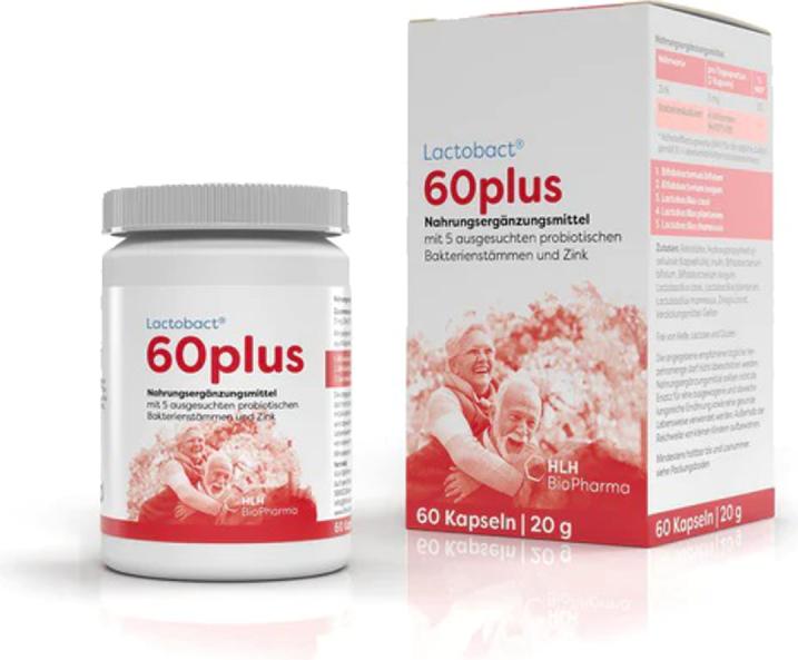 Image du produit Lactobact Capsule 60plus (60 pièce(s), Capsules, 21 g)
