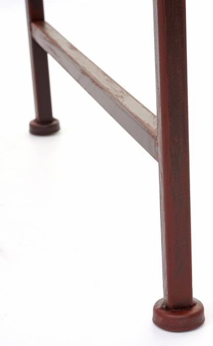 Image du produit Swisshandel24 Banc de jardin, banc de parc Banc 2 places en métal avec ornements aspect rouille brun 150cm - sans