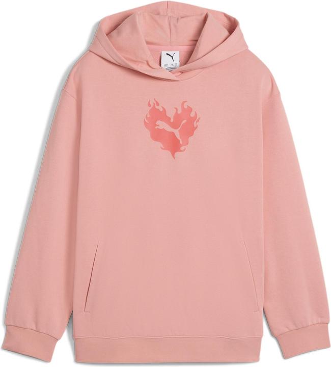 Actual product image Puma FLAMING LOVE Hoodie TR G (176)