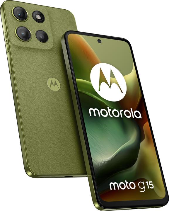 Actual product image Motorola moto g15 (128 GB, Green, 6.72", 50 Mpx, 4G)