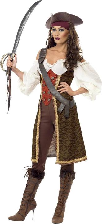 Actual product image Smiffys Womens/Ladies Wench High Seas Pirate Costume Set (S)