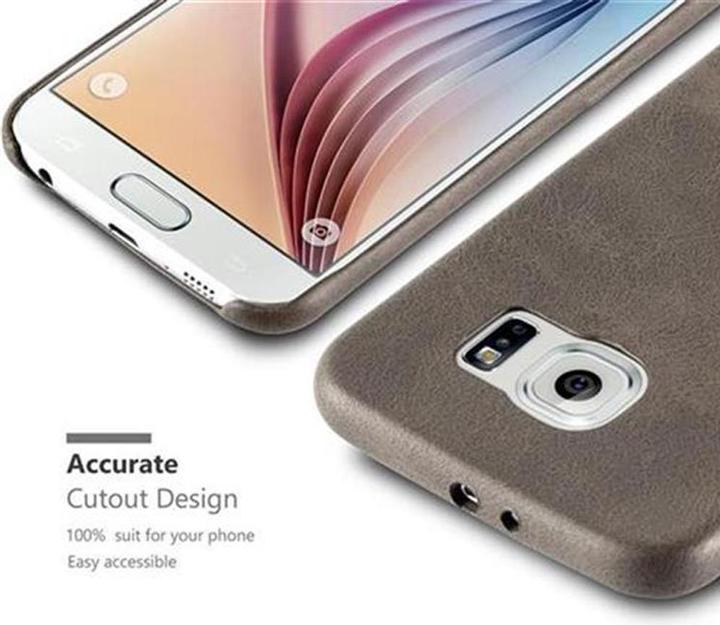 Produktbild Cadorabo Hard Cover Kunstleder mit Struktur (Samsung Galaxy S6)