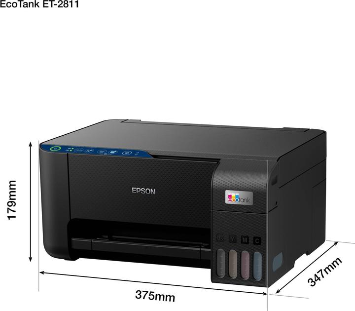 Actual product image Epson EcoTank ET-2811 (Ink tank, Colour)