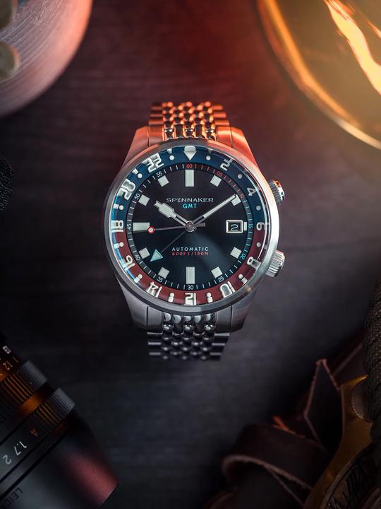 Actual product image Spinnaker SP-5121-55 Bradner GMT (Analogue wristwatch)