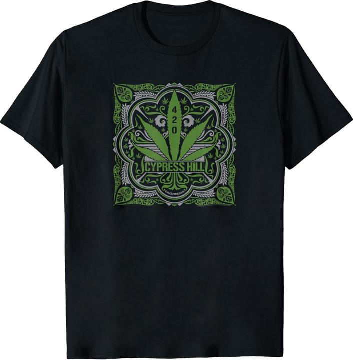 Cypress Hill Unisex Adult 420 Leaf Cotton T-Shirt (L)