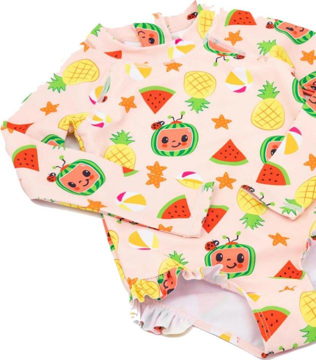 Actual product image Cocomelon Swimming costume ruffles girls (104)