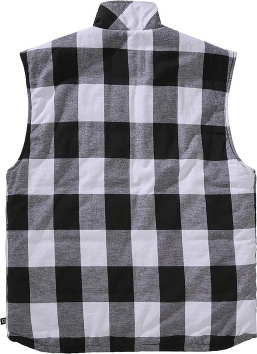 Produktbild Brandit Lumber Weste Grösse XXL Farbe Weiss/Schwarz (XXL)