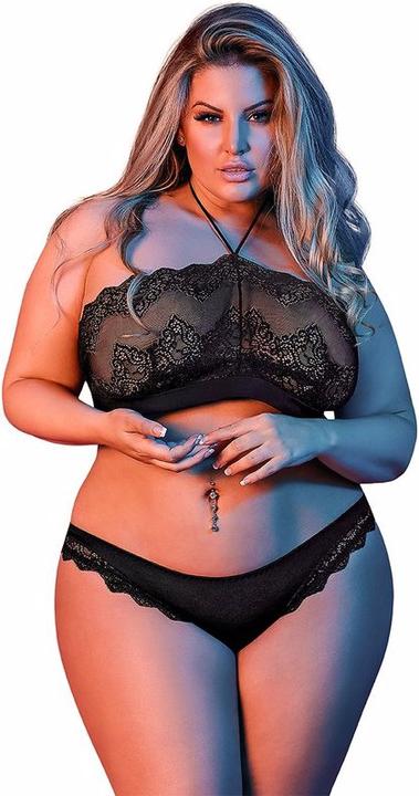 Productafbeelding Magic Silk Halter Bandeaux & Panty Set (XXL)