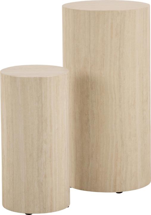 AC Design Caisson Dice papier brut travertin