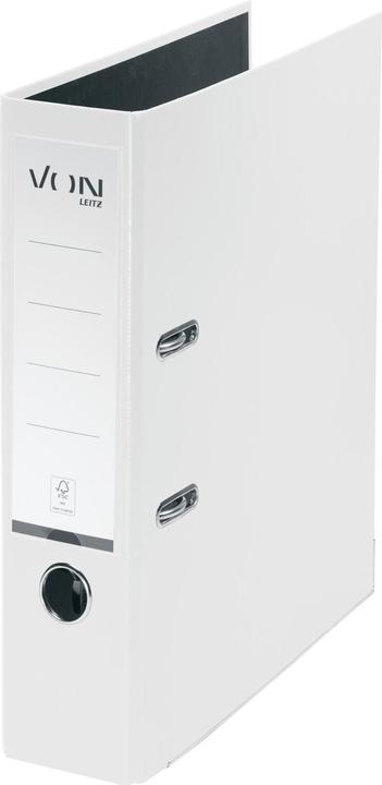 Actual product image von Hallers Folder with PP/paper, 8 cm, White (A4, 80 mm, 1 Piece)