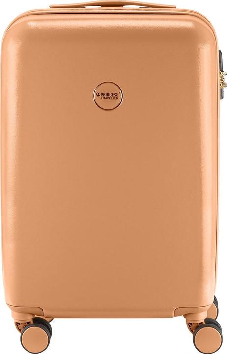 Princess Traveller Harlem - Handbaggage Koffer - Recycled PET - Camel - S (55cm) (35 l, Handgepäck (bis 50l))