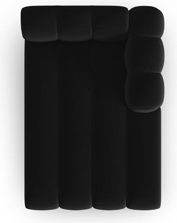 Actual product image Micadoni Velvet Chaise Longue Right, "Lupine", 2 Seats, 117x177x70Made in Europe (Chaise longue)