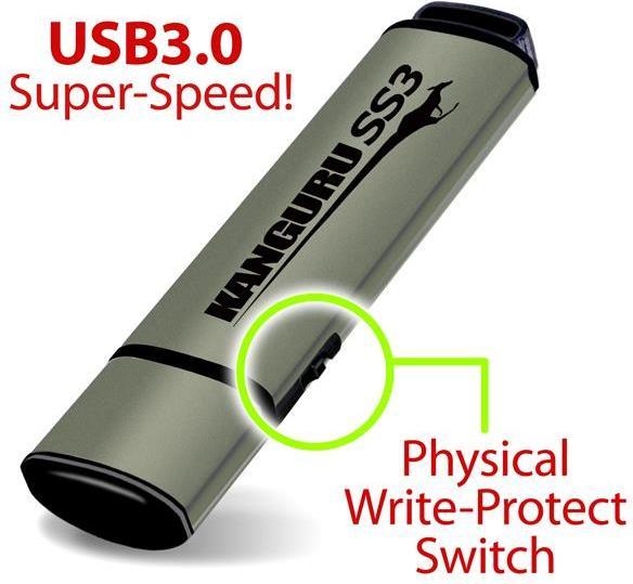 Produktbild Kanguru 16GB SS3 USB3.0 - 16 GB - USB Typ-A - 3.2 Gen 1 (3.1 Gen 1) - 105 MB/s - (16 GB, USB 3.2)