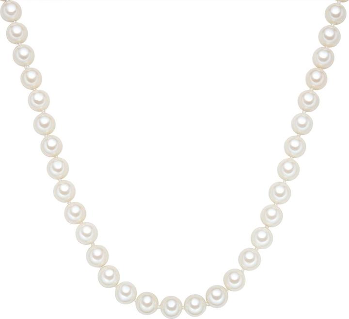 Rafaela Donata Damen Sterling Silber Muschelkernperle silber 40,0 cm Basiskette + 5,0 cm Verlängerung - 30358