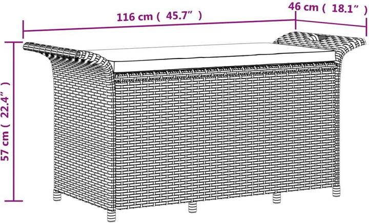 Image du produit VidaXL Ensemble salon de jardin 10 pièces avec coussins