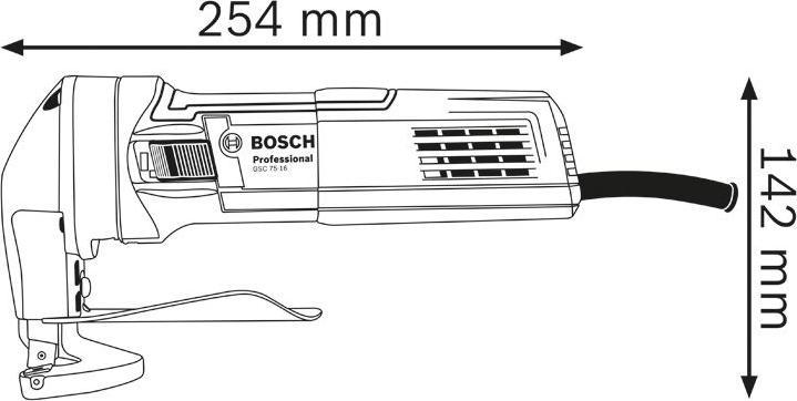 Actual product image Bosch Professional Scissors GSC 75-16